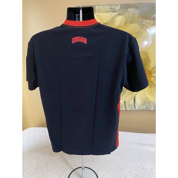 UNK Chicago Bulls Graphic Print 2 Sided Shirt NBA Red/blaxk Men’s Size Medium - Picture 10 of 14
